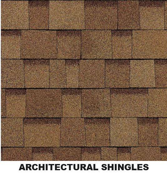 labeled architectural shingles
